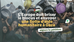 Pétition Brison le blocus Israélien